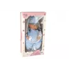 LEAN TOYS Babypuppe 46 cm blauer Schnuller Sternendecke