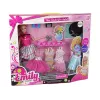 LEAN TOYS Baby Doll Emily Accessories Removable Dresses