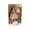 LEAN TOYS Babypuppe Emily Autumn mit roten Haaren und Hut