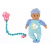 LEAN TOYS Baby Doll Sound Dummy Bib Blue Cat Pyjamas