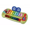 LEAN TOYS Baby Grand Piano mit Becken und beleuchteten Tasten Musikspielzeug