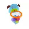 LEAN TOYS Badespielzeug Mini Basketball Hund Gummifisch