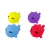 LEAN TOYS Badespielzeug Mini Basketball Hund Gummifisch