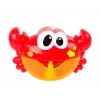LEAN TOYS Badespielzeug Seifenblasengenerator Rote Krabbe