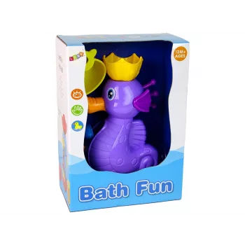LEAN TOYS Badespielzeug Seepferdchen Wasserfall-Dusche