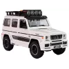 LEAN TOYS Batteriebetriebenes Off-Road Auto Weiß