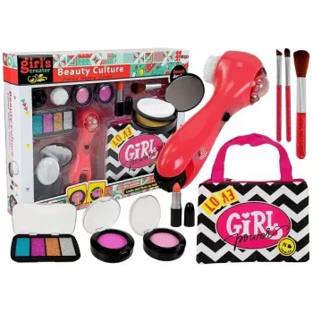 LEAN TOYS Beauty Set mit Tasche, Massager und Lippenstift