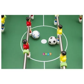 LEAN TOYS Big Football Table 70 cm Soccer Sport - Tischfußballspiel mit 22 Spielern