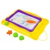 LEAN TOYS Tafel mit Stempeln und buntem Hintergrund