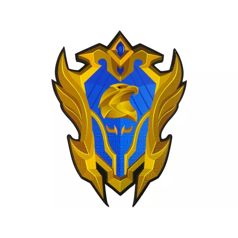 LEAN TOYS Blue Warrior Schwert-Schild-Set aus EVA-Schaum