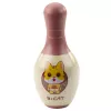 LEAN TOYS Bowling Set mit Katzen für Kinder, 10 Bowling-Pins, 2 bunte Bälle
