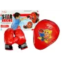 LEAN TOYS Boxer Set mit Handschuhen und Zielscheibe