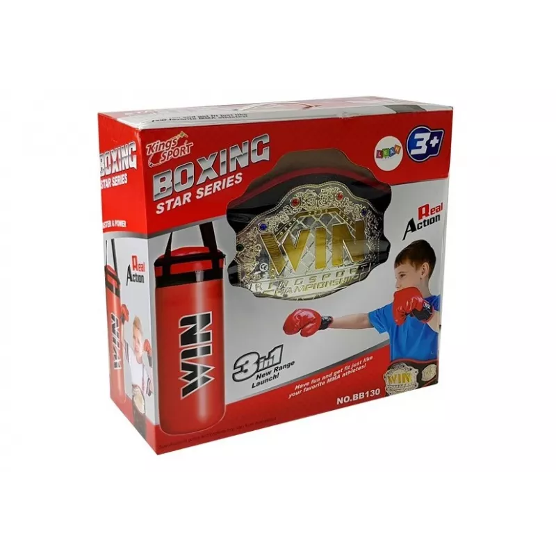 LEAN TOYS Boxset, Boxsack, Handschuhe, Gürtel