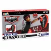LEAN TOYS 2-in-1 Muay Thai Box-Trainingsset mit Handschuhen und Fokus-Pratzen, Schwarz