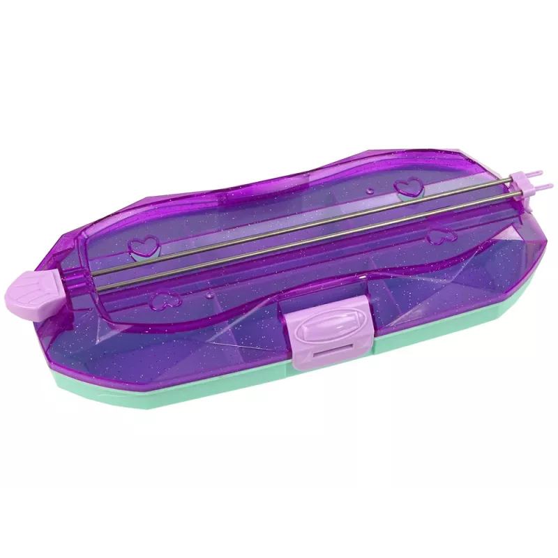 LEAN TOYS Armband-Herstellungsset mit bunten Perlen und Aufbewahrungsbox