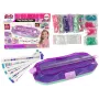 LEAN TOYS Armband-Herstellungsset mit bunten Perlen und Aufbewahrungsbox