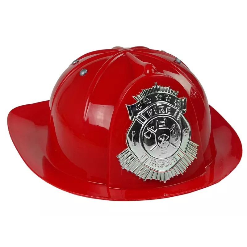 LEAN TOYS Brigade Set Feuerlöscher Wassermaske Helm Rot