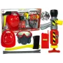 LEAN TOYS Brigade Set Feuerlöscher Wassermaske Helm Rot