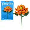 LEAN TOYS Bausteine Einzelne Blume mit Stiel Bunter Mix 71-106 Teile