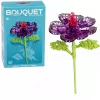 LEAN TOYS Bausteine Einzelne Blume mit Stiel Bunter Mix 71-106 Teile