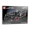 LEAN TOYS Bausteine Sportwagen Mustang Hoonicorn V2 Set - 3201 Teile, Maßstab 1:8, ABS-Kunststoff