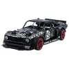 LEAN TOYS Bausteine Sportwagen Mustang Hoonicorn V2 Set - 3201 Teile, Maßstab 1:8, ABS-Kunststoff