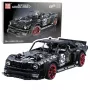 LEAN TOYS Bausteine Sportwagen Mustang Hoonicorn V2 Set - 3201 Teile, Maßstab 1:8, ABS-Kunststoff