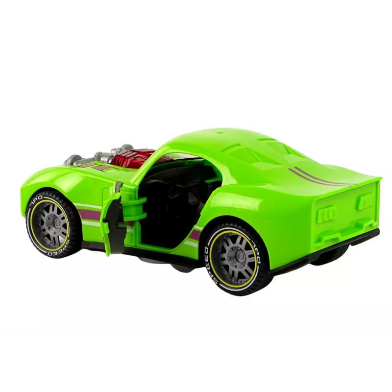 LEAN TOYS Auto 1:14 Grün Sport Sound Licht Fahrzeug