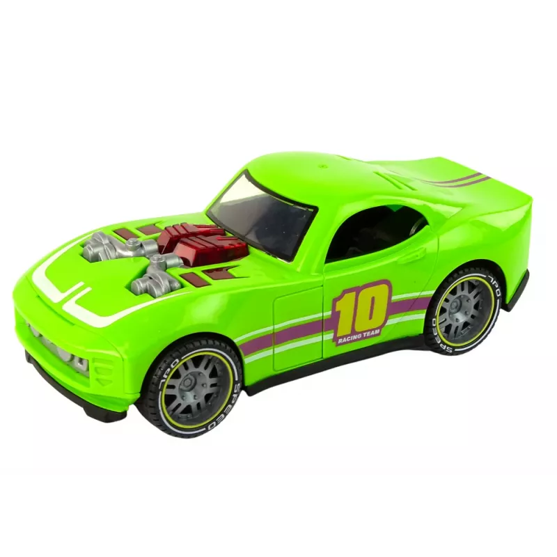 LEAN TOYS Auto 1:14 Grün Sport Sound Licht Fahrzeug