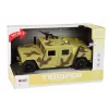 LEAN TOYS Auto Militärfahrzeug Reibungsantrieb Tarnung Sand Licht Geräusche