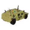 LEAN TOYS Auto Militärfahrzeug Reibungsantrieb Tarnung Sand Licht Geräusche
