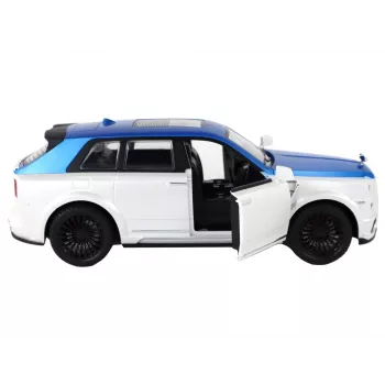 LEAN TOYS Auto R/C 1:20 Weiß und Blau ferngesteuert