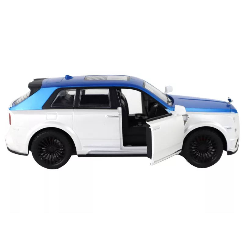 LEAN TOYS Auto R/C 1:20 Weiß und Blau ferngesteuert