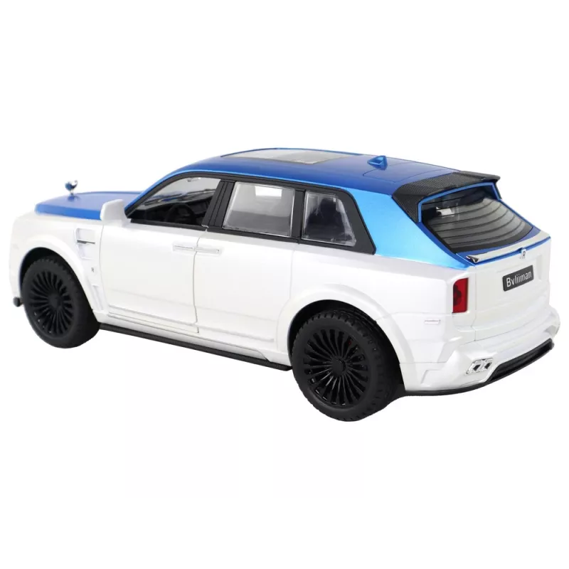 LEAN TOYS Auto R/C 1:20 Weiß und Blau ferngesteuert