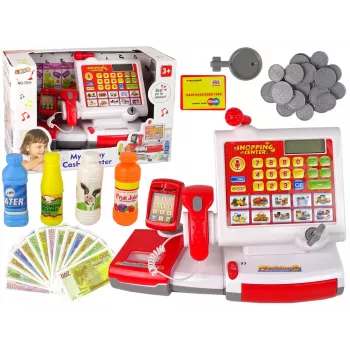 LEAN TOYS Registrierkasse mit Touchscreen
