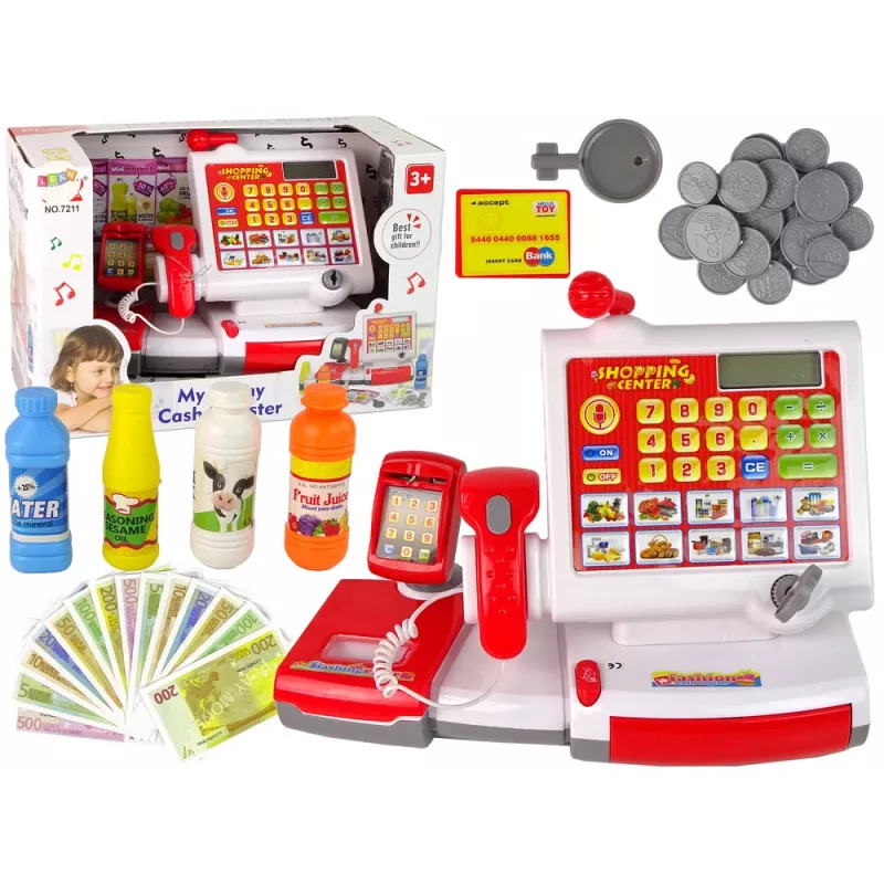 LEAN TOYS Registrierkasse mit Touchscreen