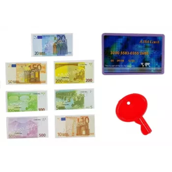 LEAN TOYS Registrierkasse mit Einkaufswagen, Körben & Zubehör | 35-teiliges Rollenspiel-Set mit funktionierendem Taschenrechner, beleuchtetem Scanner, Mikrofon, Einkaufswagen und Korb | Für Kinder ab 3 Jahren