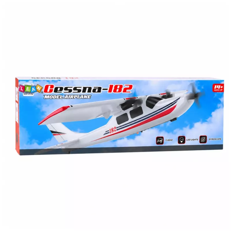 LEAN TOYS Cessna 182 2,4 GHz ferngesteuertes Schaumstoffflugzeug