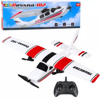LEAN TOYS Cessna 182 2,4 GHz ferngesteuertes Schaumstoffflugzeug