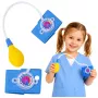 LEAN TOYS Kinder-Blutdruckmessgerät mit beweglichem Zeiger, Blau