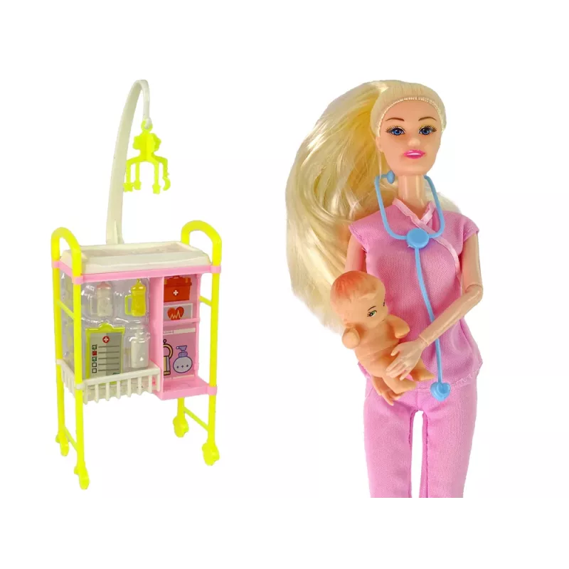 LEAN TOYS Kinder Puppendoktor Langhaar Zubehör