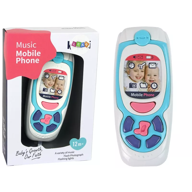 LEAN TOYS Kinder Lernhandy Melody Blue