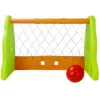 LEAN TOYS Kinder-Fußballtor Grün und Orange