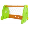 LEAN TOYS Kinder-Fußballtor Grün und Orange
