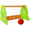 LEAN TOYS Kinder-Fußballtor Grün und Orange