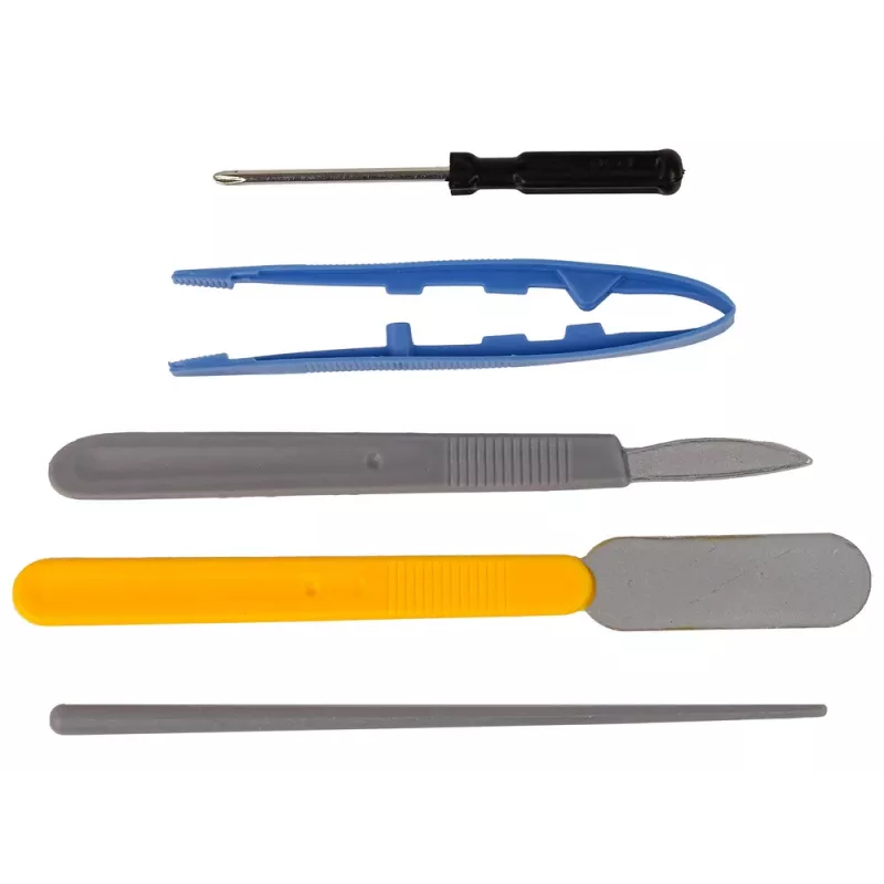 LEAN TOYS Kinder-Mikroskop Lernset Gelb