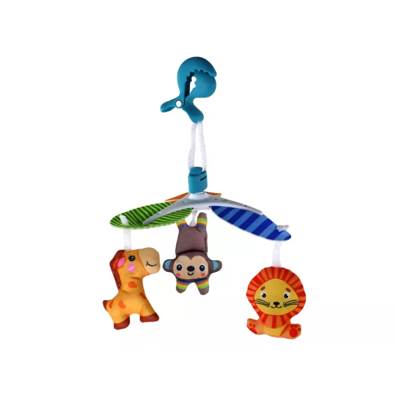 LEAN TOYS Kinder-Mobile Tier-Clip tragbar