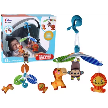 LEAN TOYS Kinder-Mobile Tier-Clip tragbar