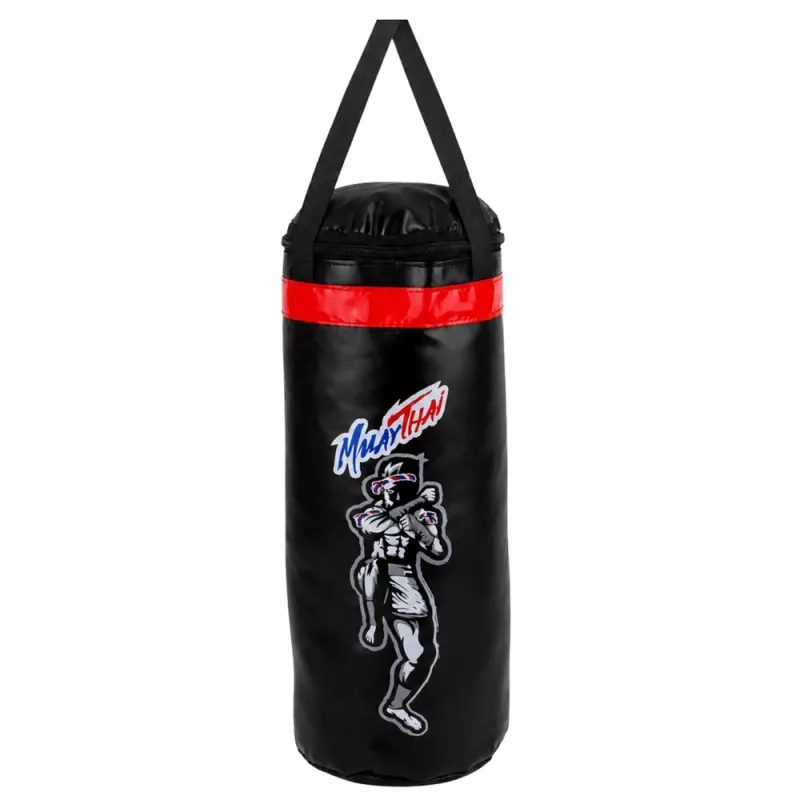 LEAN TOYS Kinder-Boxsack-Set mit Muay-Thai-Handschuhen 65x22cm L
