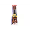 LEAN TOYS Kindergitarre mit braunem Holzfinish und Plektrum, 6 Nylonsaiten, akustisch, ab 3 Jahren